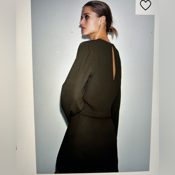 ZW COLLECTION PLEATED MIDI DRESS - Picture 4 of 8